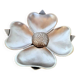 Silver-plated lotus flower ashtray, 1970