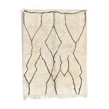 Modern Moroccan carpet white