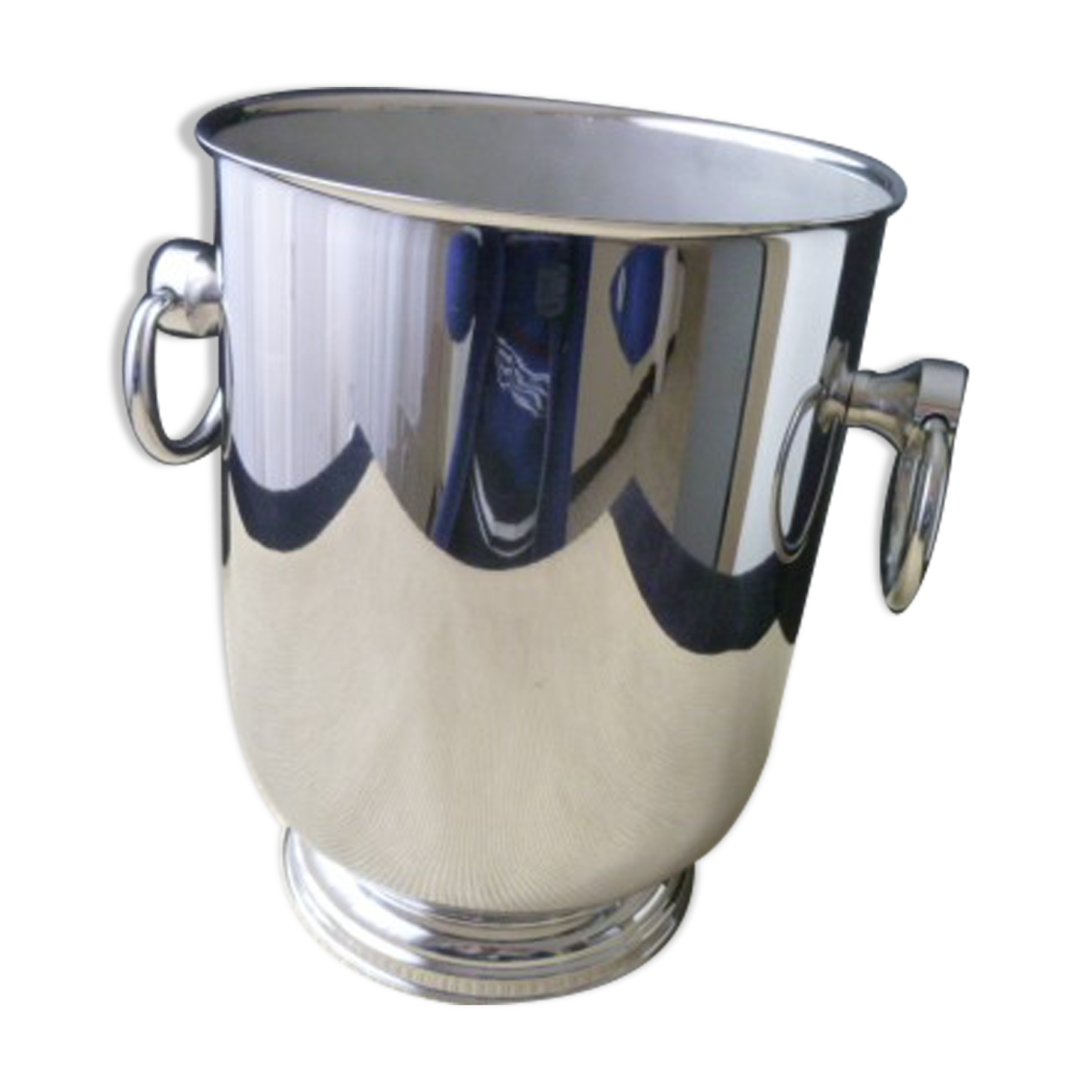 Jean Couzon 18/10 stainless steel champagne bucket
