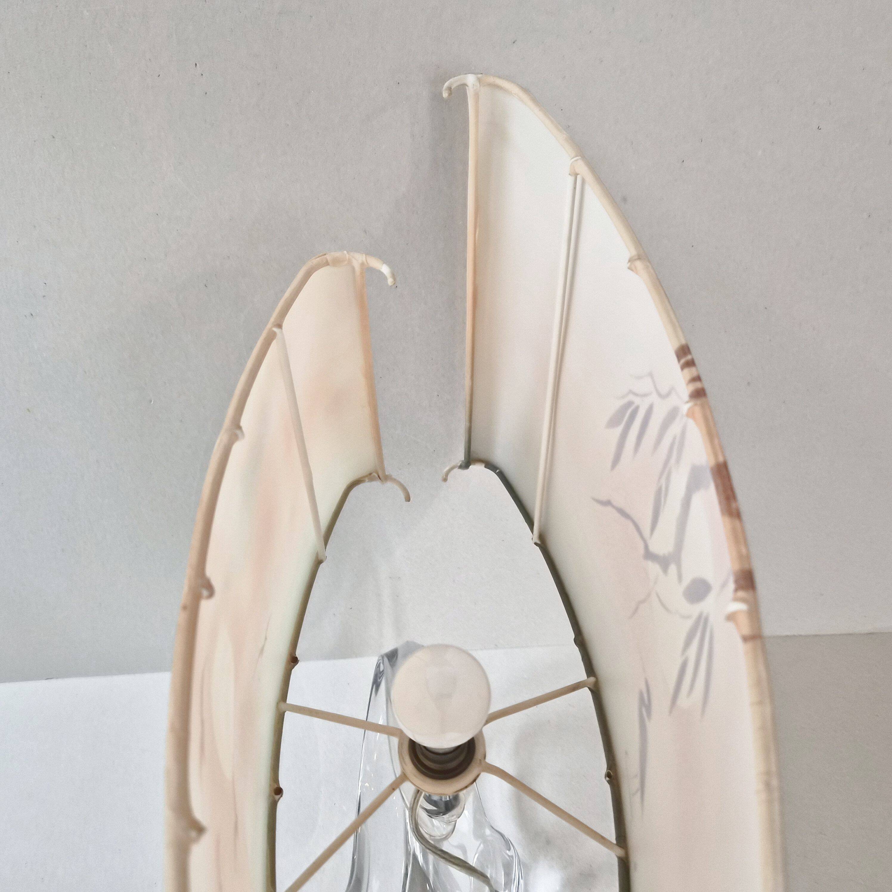 Vintage crystal lamp from the 1970s