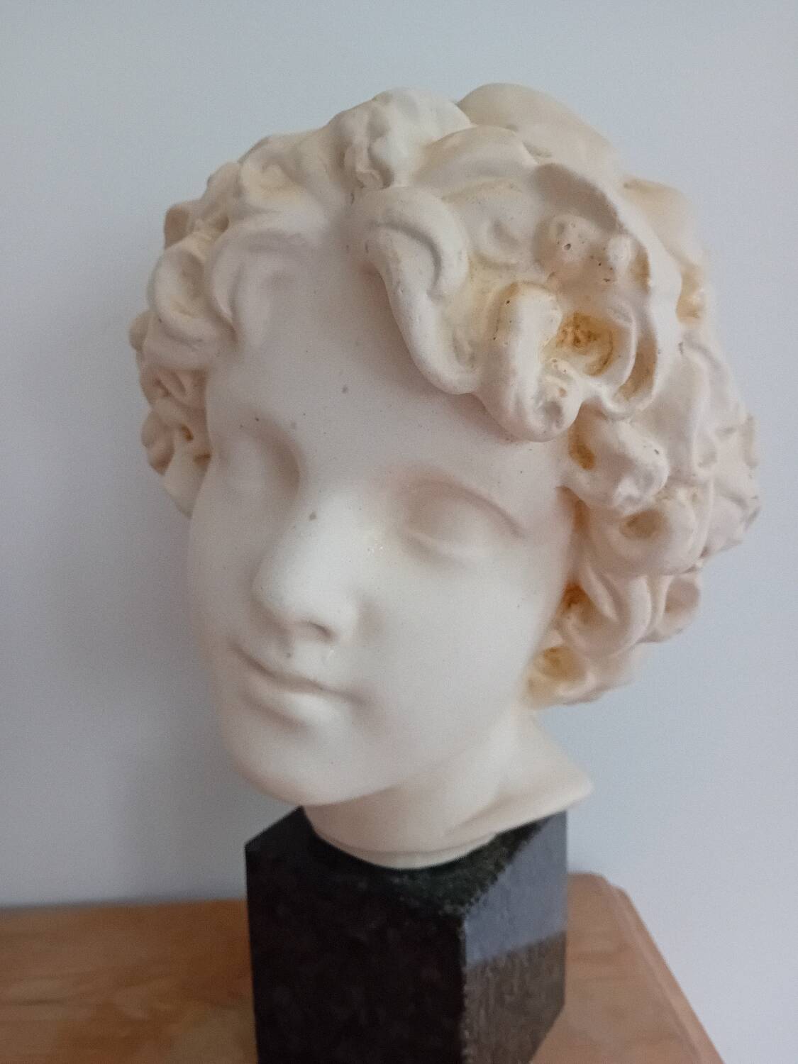 Young Bacchus head after Bartholdi