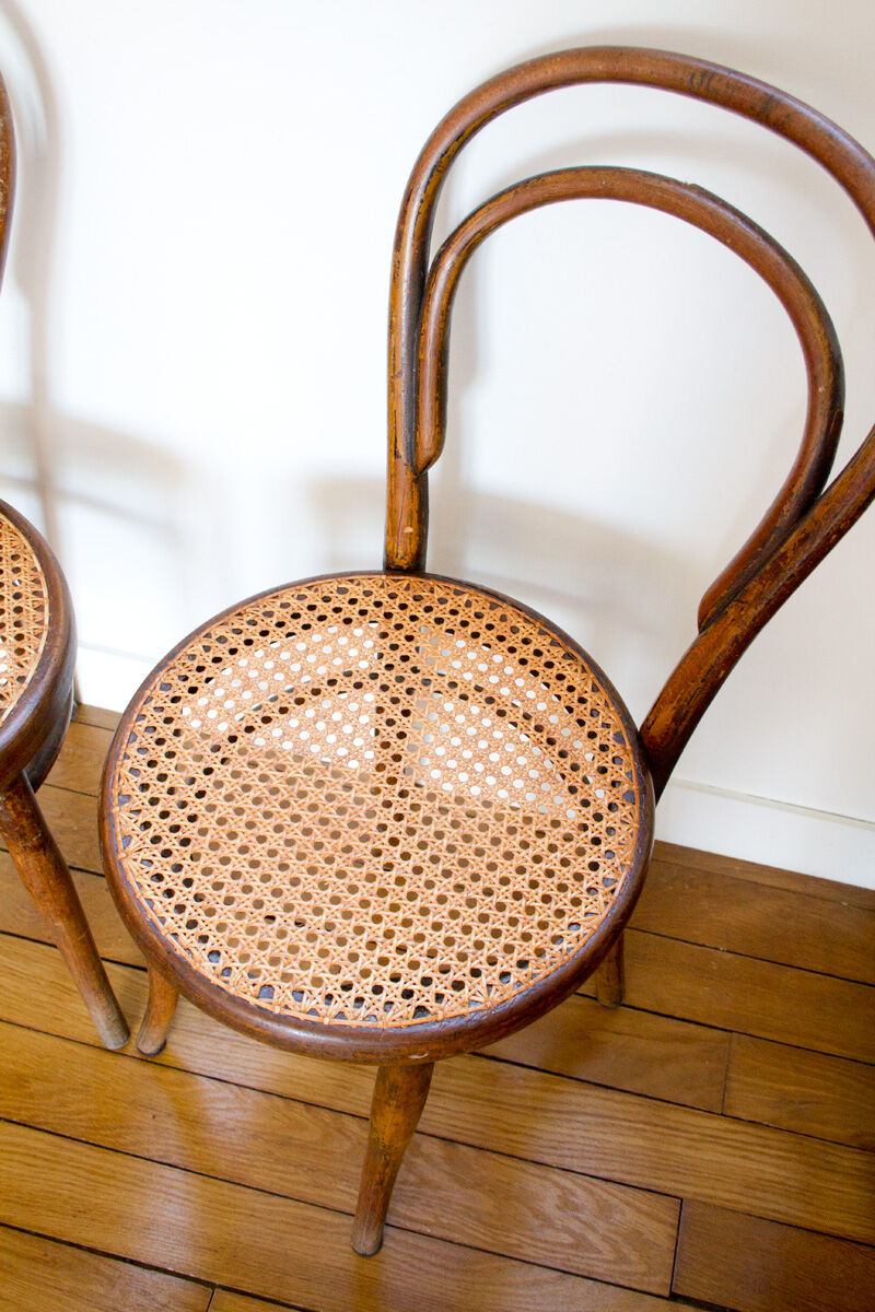 Pair of bistro chairs