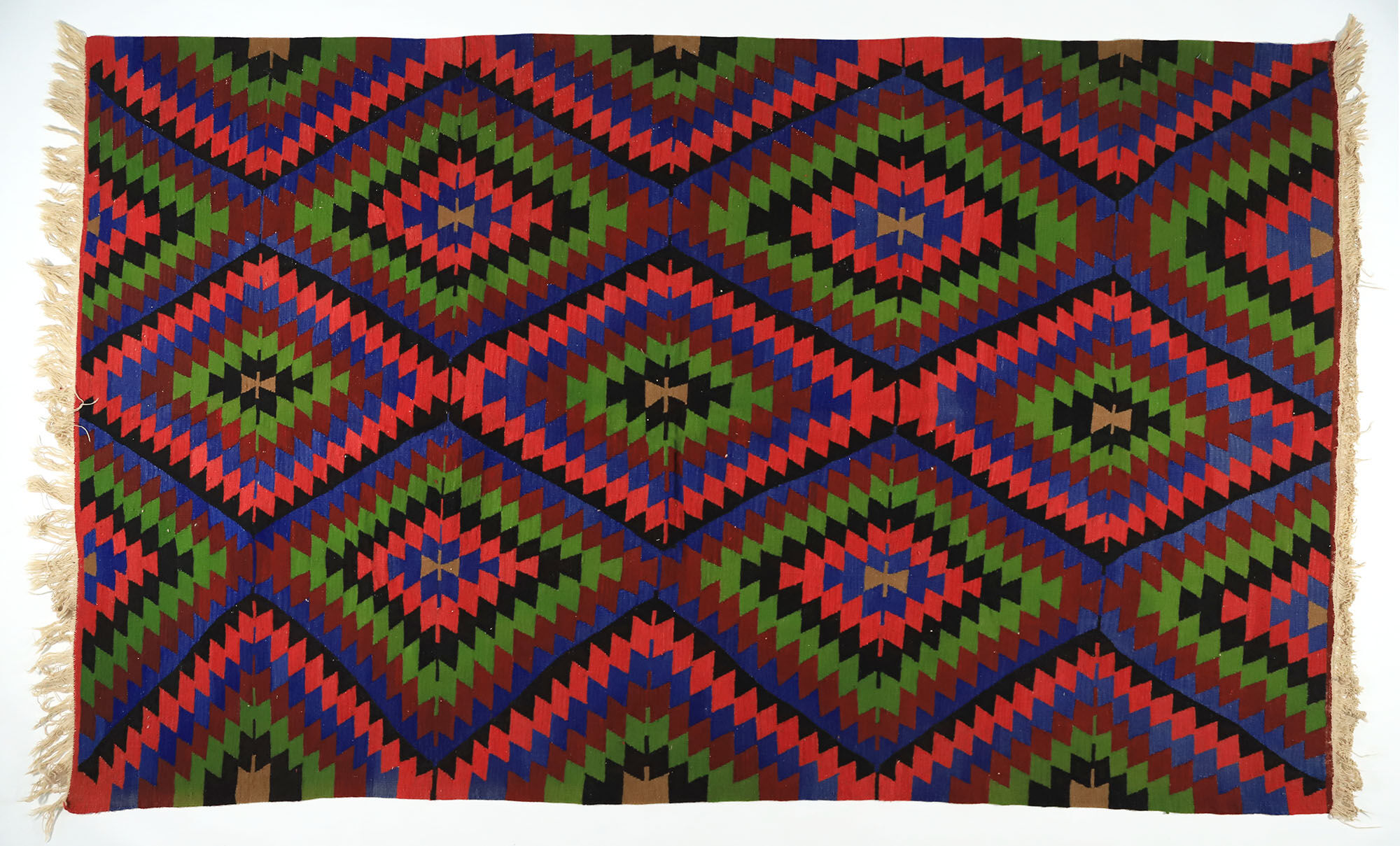 Anatolian handmade kilim rug 316 cm x 183 cm