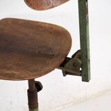 Set of two industrial chairs (c. 1950).