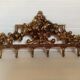 Key hanger key ring door tea towels gilded metal Italy