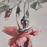 Old pink pattern painting