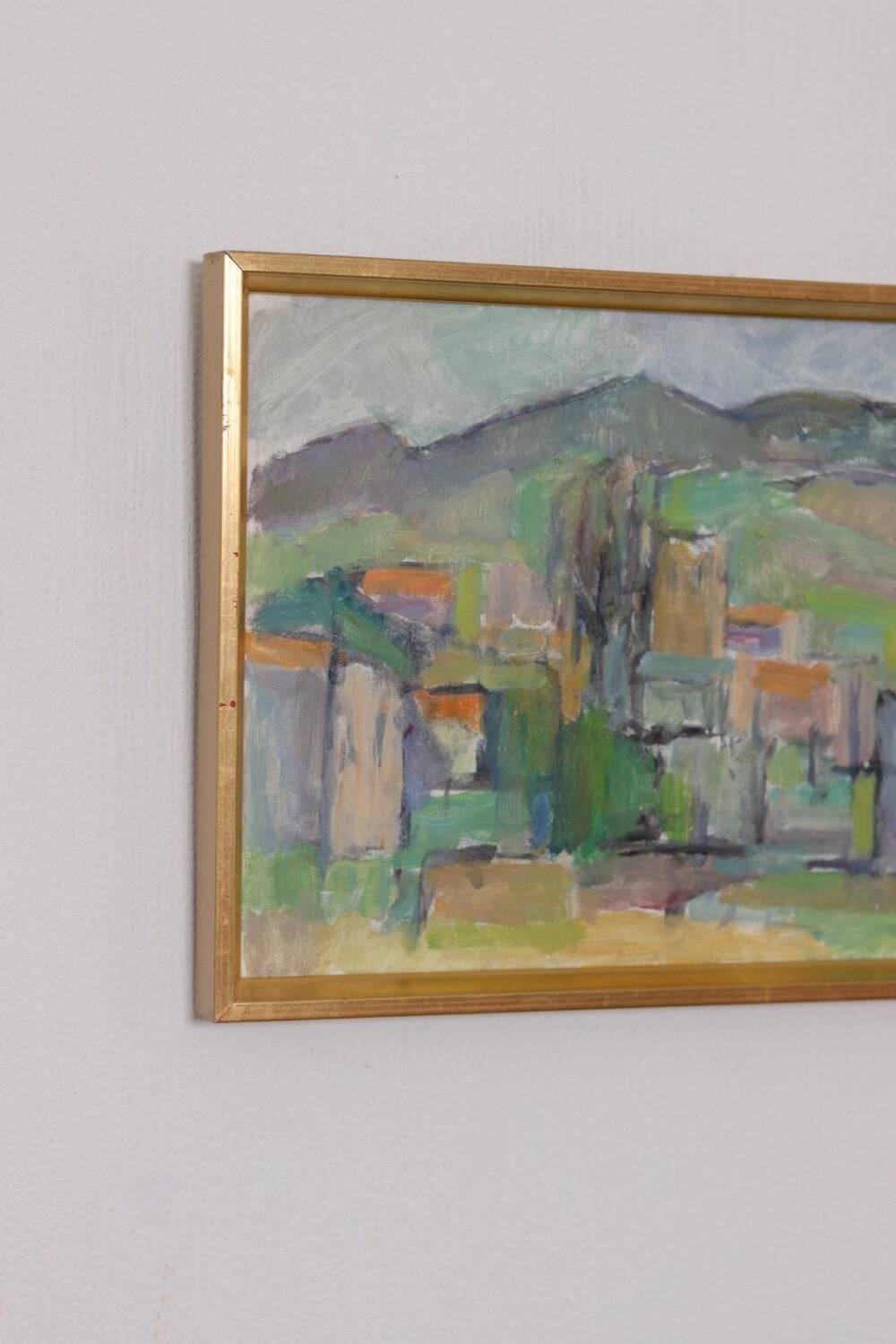 Swedish Oil on Canvas – “Spanish Landscape” by SÖREN OLSSON