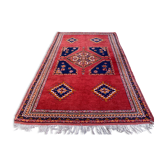 Vintage moroccan rug 320x201 cm tazenacht berber atlas, tribal red, blue large