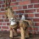 Provençal donkey in rattan