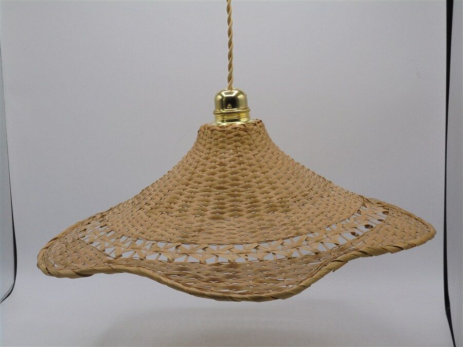 Hanging lamp wicker