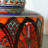 Vase Ceramic design Italy year 60' La Maga signed S. Stefano C