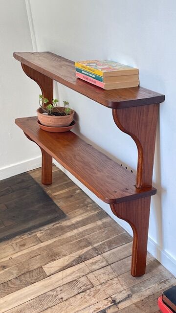 VINTAGE Solid Oak SHELF