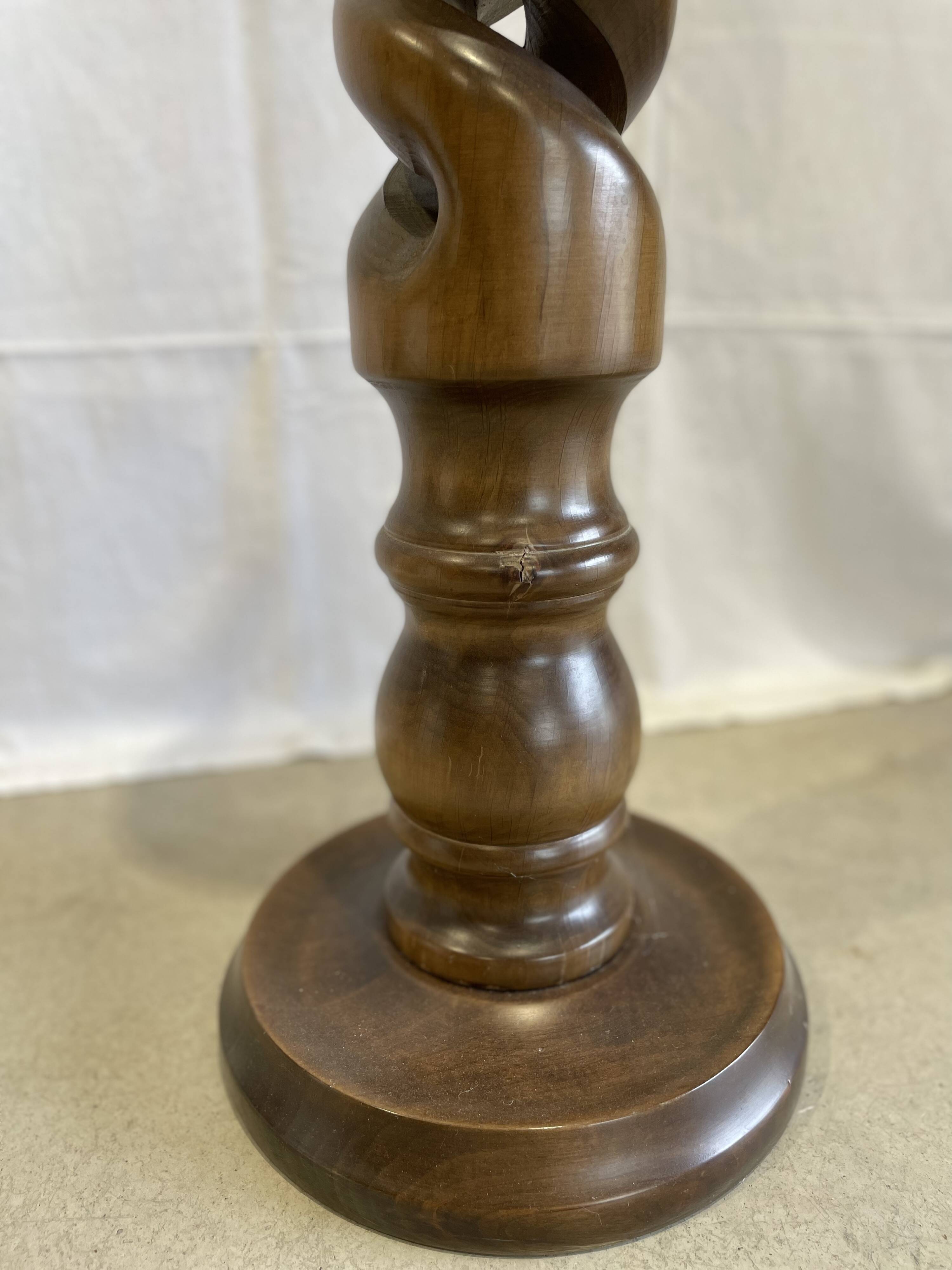 Spiral wooden column