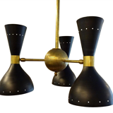 Italian chandelier 3 arms black