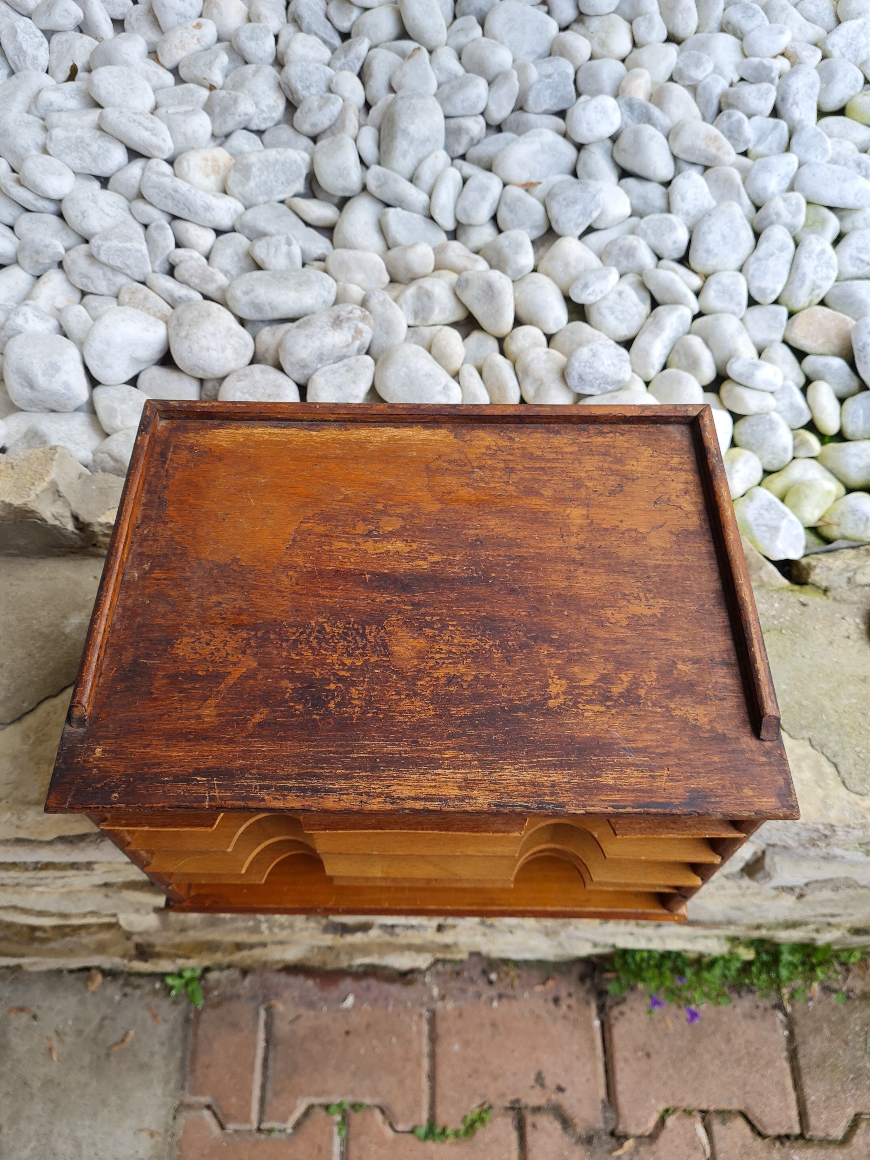 Vintage wooden office sorter 60s