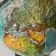 Luminous globe and reliefs made in Italy vintage