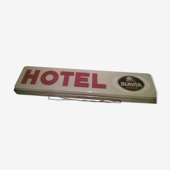 Bright vintage sign hotel