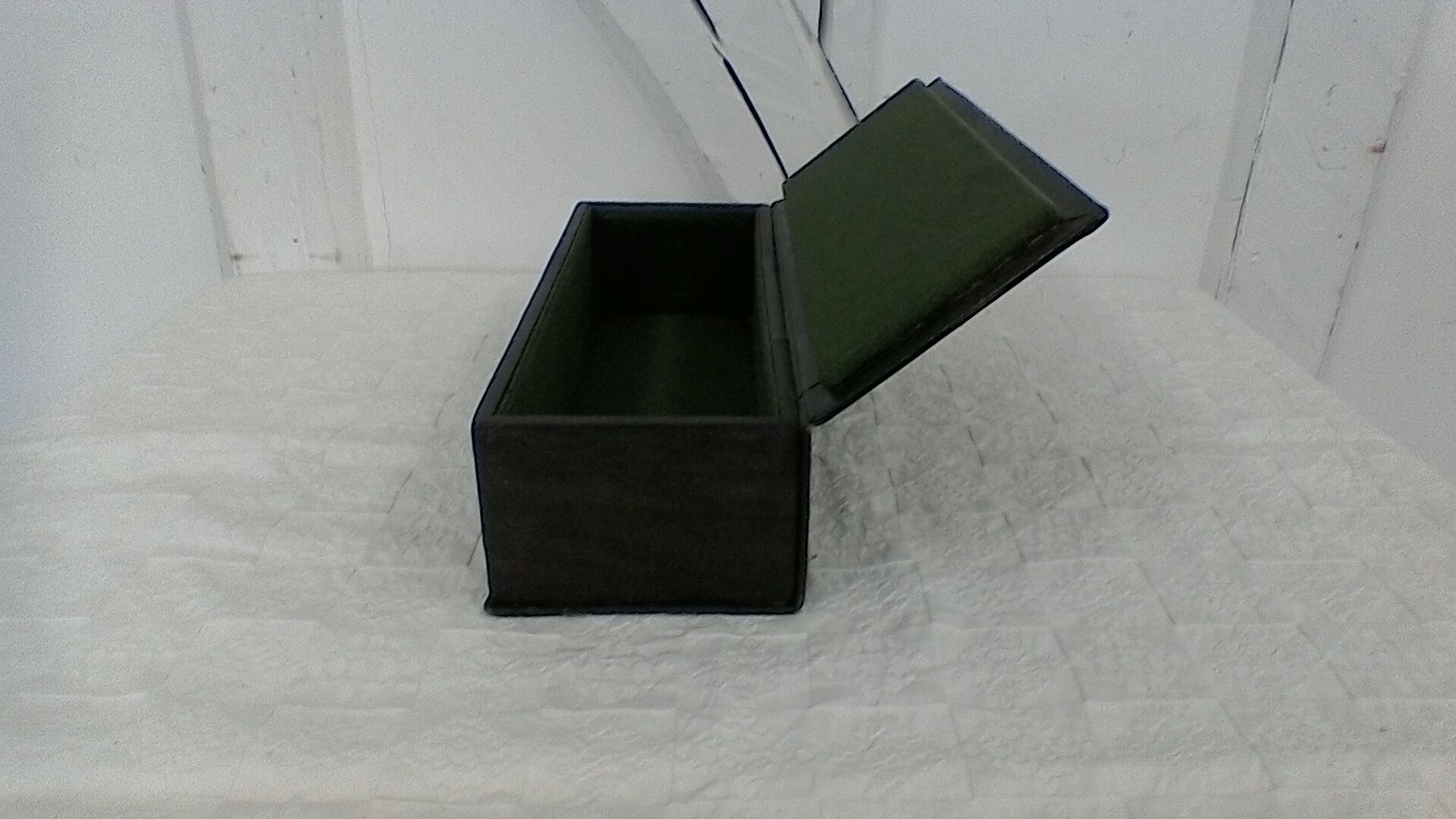 Storage box, leather, vintage