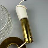 60s 70s VEB hanging lamp ceiling lamp bubble brass glass space age design