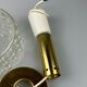 60s 70s VEB hanging lamp ceiling lamp bubble brass glass space age design