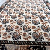 Tapis Vintage Savonnerie Français Fait Main en Laine – 83cm x 138cm