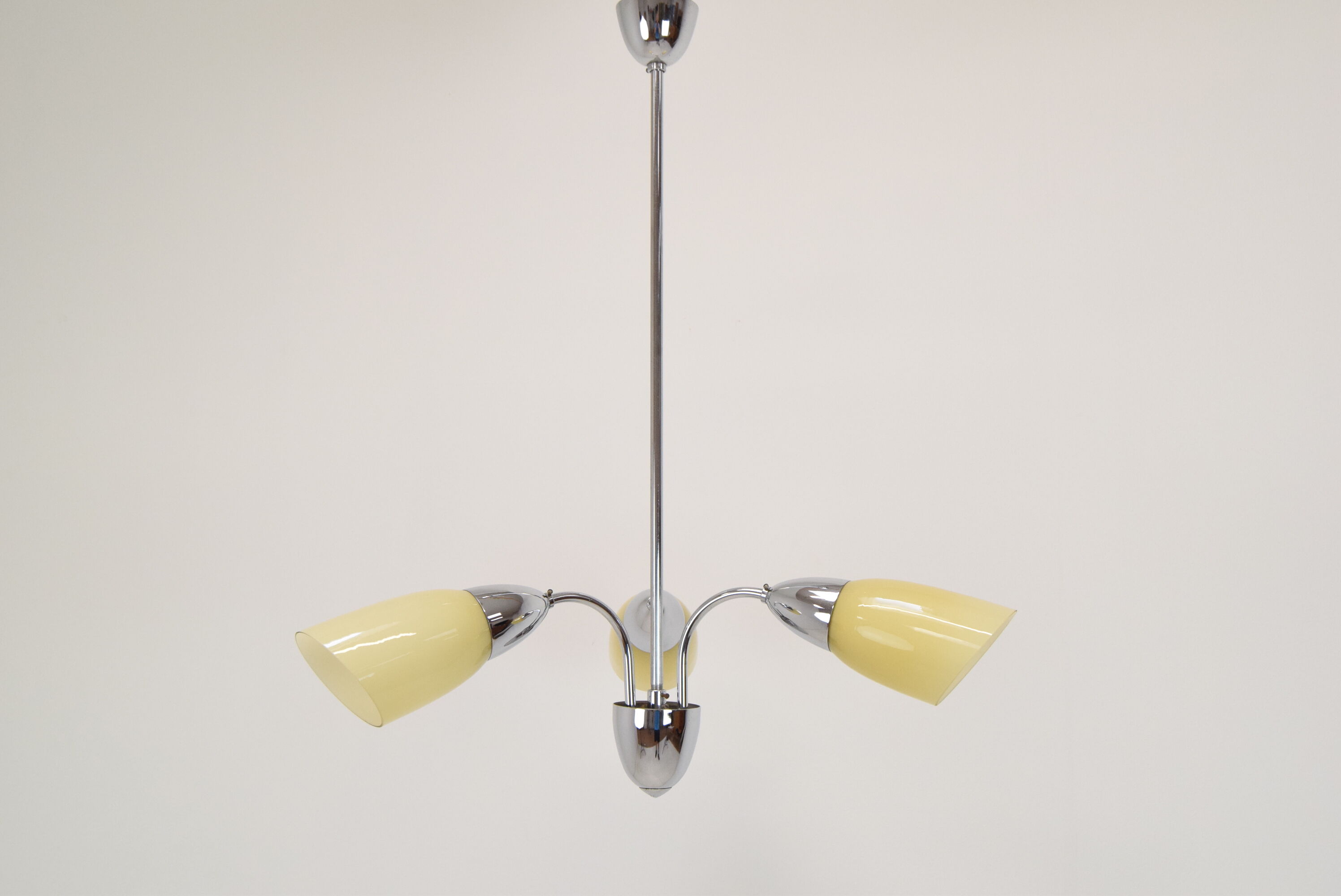 Mid-century Designed Chandelier by Elektroinstala Decin,Czechoslovakia,1970's.