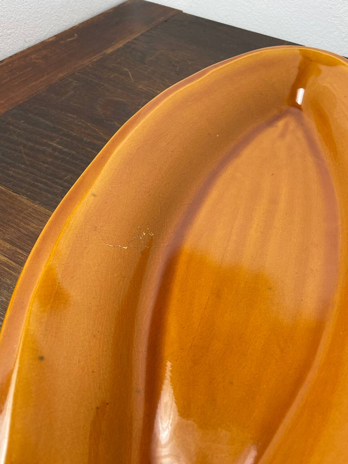 3 glazed ceramic dishes