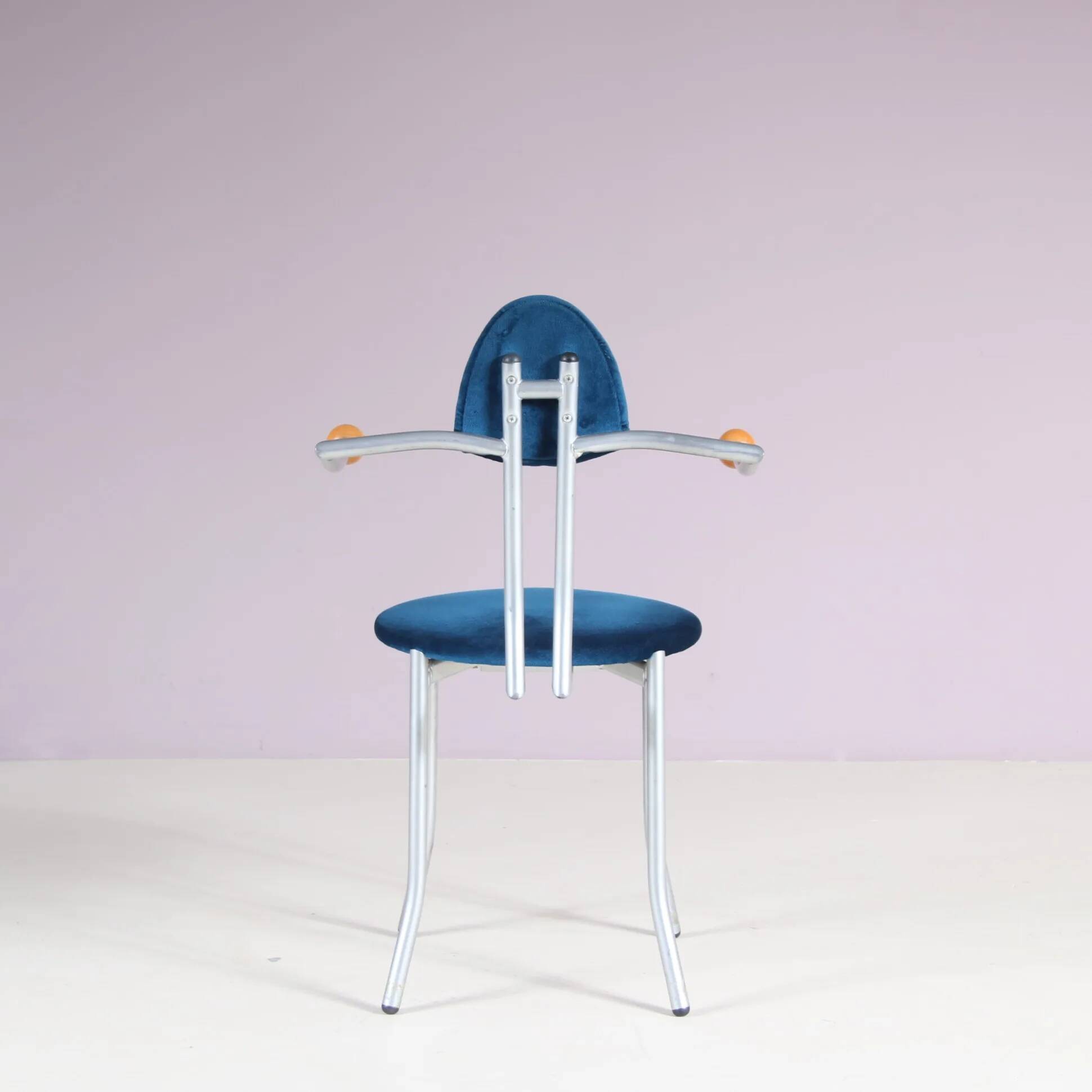 1980s Memphis style side chair by Karl Friedrich Förster from Germany