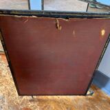 Vintage barber's triptych mirror