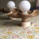 Square Coco Ceramic Wall Light - Chocolate Jelly