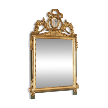 Miroir Louis XVI - miroir à fronton