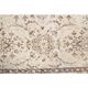 Vintage Turkish Oushak Handmade Wool Cotton Beige Area Rug 113x205