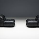 Soriana Lounge Chairs by Afra & Tobia Scarpa for Cassina, Italy, 1970s