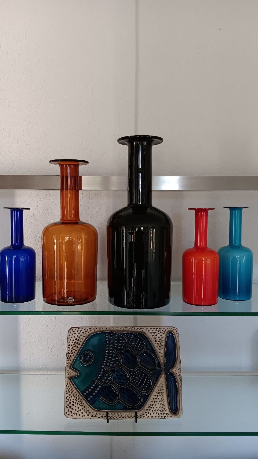 Plaque murale suédoise de Mari Simmulson pour Upsala Ekeby