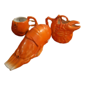 Ceramic shellfish & crustaceans service