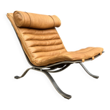 Arne norell ari lounge chair, camel cognac leather nieuwstaat!
