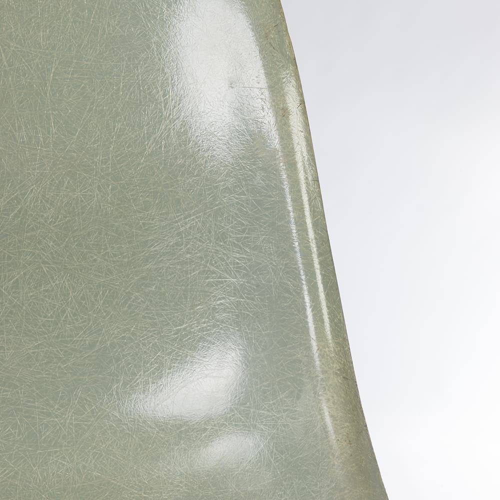 Light Seafoam Pair (2) Herman Miller Eames DSW Dining Side Shell Chairs