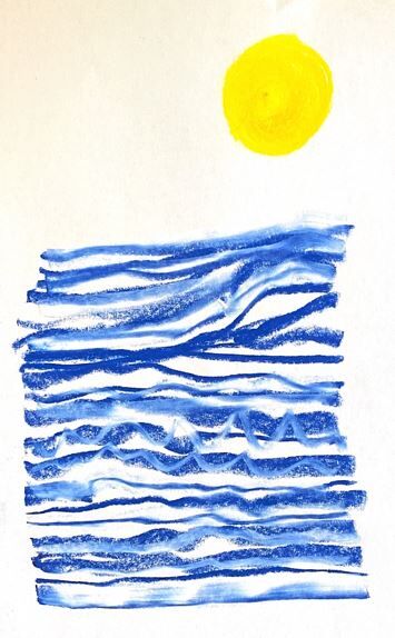 Illustration "Rising Sun" - A4