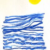 Illustration " Soleil levant" - A4