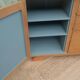 Vintage wooden sideboard refurbished – 4 drawers and cupboard