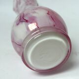 Pink glass vase