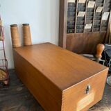 Set of 2 wooden plug boxes