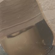 Pelle à servir la glace métal argenté orfèvre Ercuis contours 24,6cm