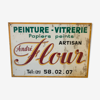 Ancienne tôle peinture-vitrerie