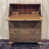 English secretary from the 1950s in mahogany