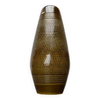 Footed vase in West German pottery, mid-century WGP by Bay Keramik, 1960s.