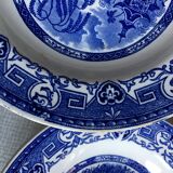Assiettes creuses en faïence Sarreguemines modèle Yeddo