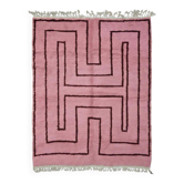 Tapis Rose Contemporain - 297 x 246 cm