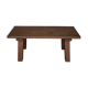 Table brutaliste en chêne massif