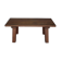 Table brutaliste en chêne massif